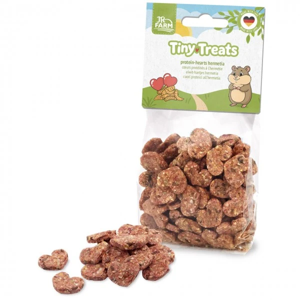JR FARM Tiny Treats Protein-Hearts Hermetia – Proteinreicher Knabbersnack