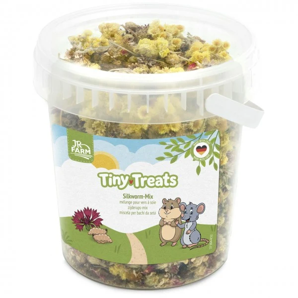 JR FARM Tiny Treats Silkworm-Mix – Proteinreicher Snack für Kleintiere