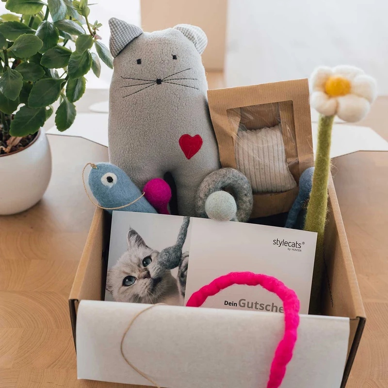 Spielzeugbox Katze