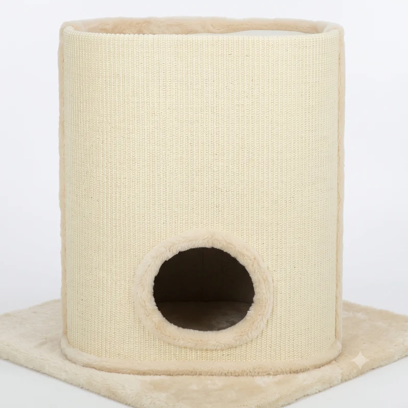 TRIXIE Cat Tower Arina – Luxuriöser Kratzbaum mit Höhle & Sisal für Katzen