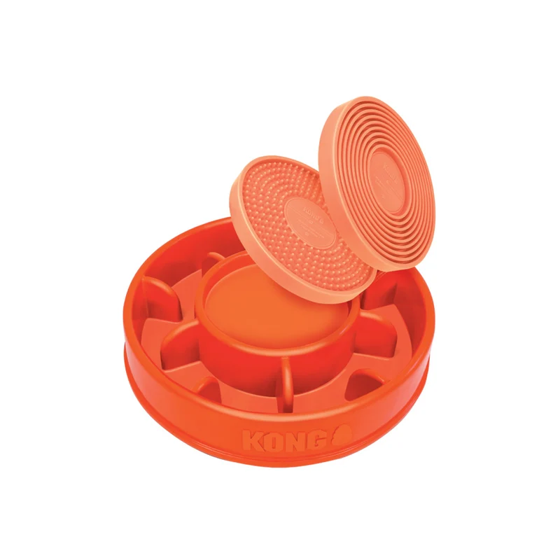 KONG Licks Mealtime: Anti-Schling Napf & Leckmatte für Hunde