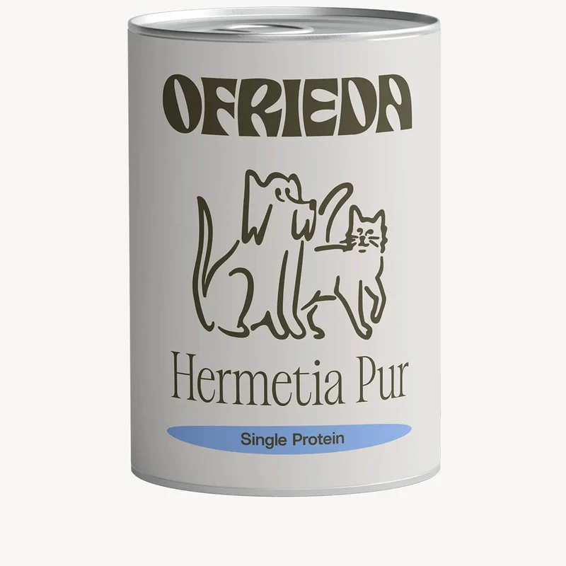 Hermetia Pur Nassfutter – Insekten Single Protein