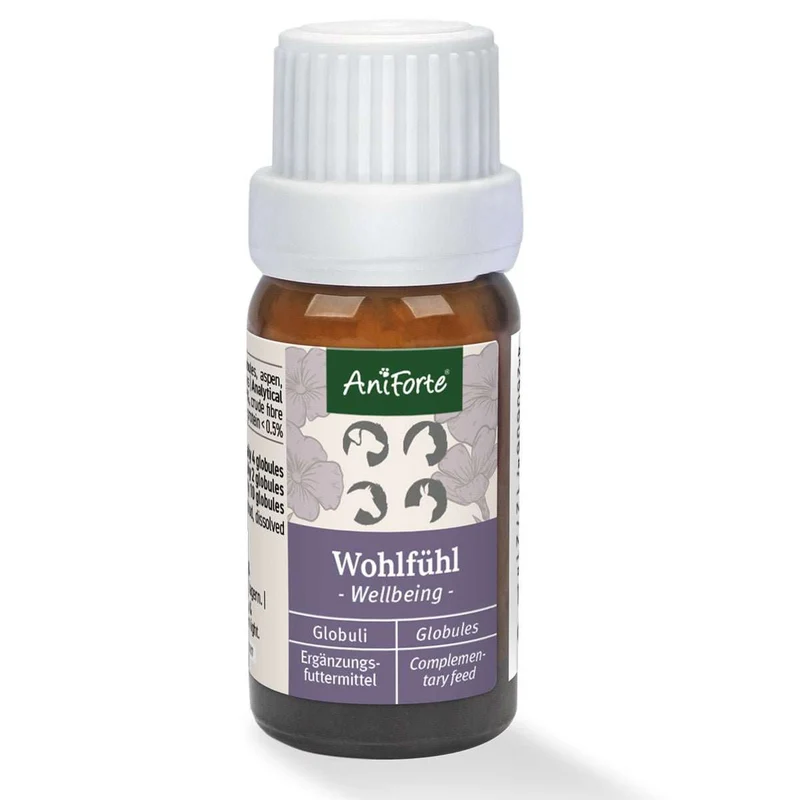 AniForte Bachblüten Wohlfühl Globuli für Hunde & Katzen 15 g