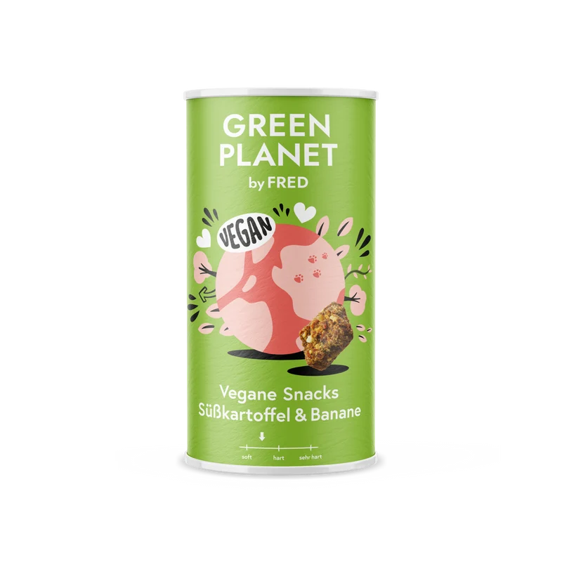 FRED Vegane Snacks – Halbsofte Hundesnacks, vegan & zuckerfrei, 210 g