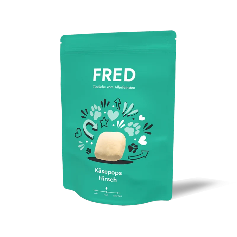 FRED Käsepops – Knuspriger Käse-Hundesnack, 110 g