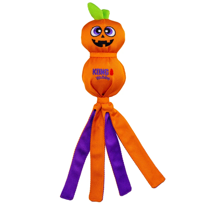 KONG Halloween Wubba Ballistic Jack-o-Lantern – Hundespielzeug Größe L