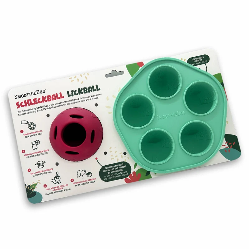 Schleckball inkl. Eisform zum Einfrieren