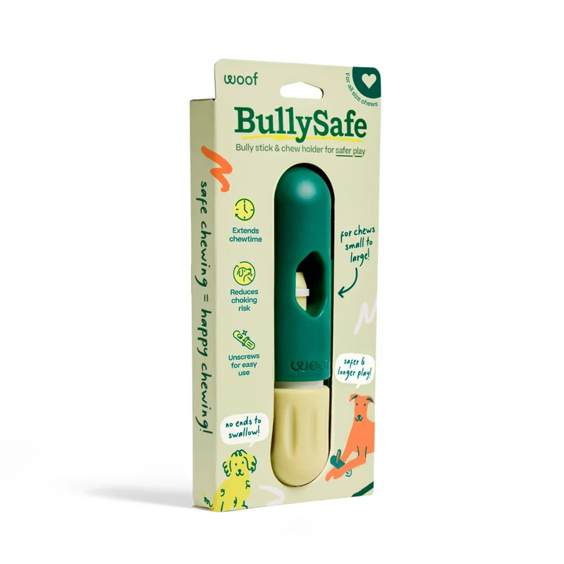 BullySafe Bully Stick Halte für Hunde- sicherer Kauartikel Halter