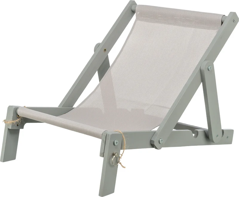 TRIXIE Outdoor Strandstuhl Strong Edition für Katzen – Dein Sonnenplatz im Grünen