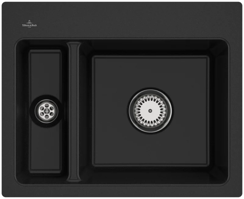 Villeroy & Boch Subway 60 XM flat ebony Premium Ceramik spüle