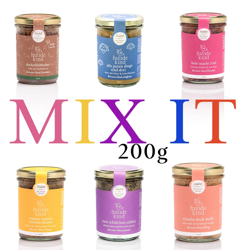 monatsration mix it 20 x 200g ohne lachs ohne Dackel