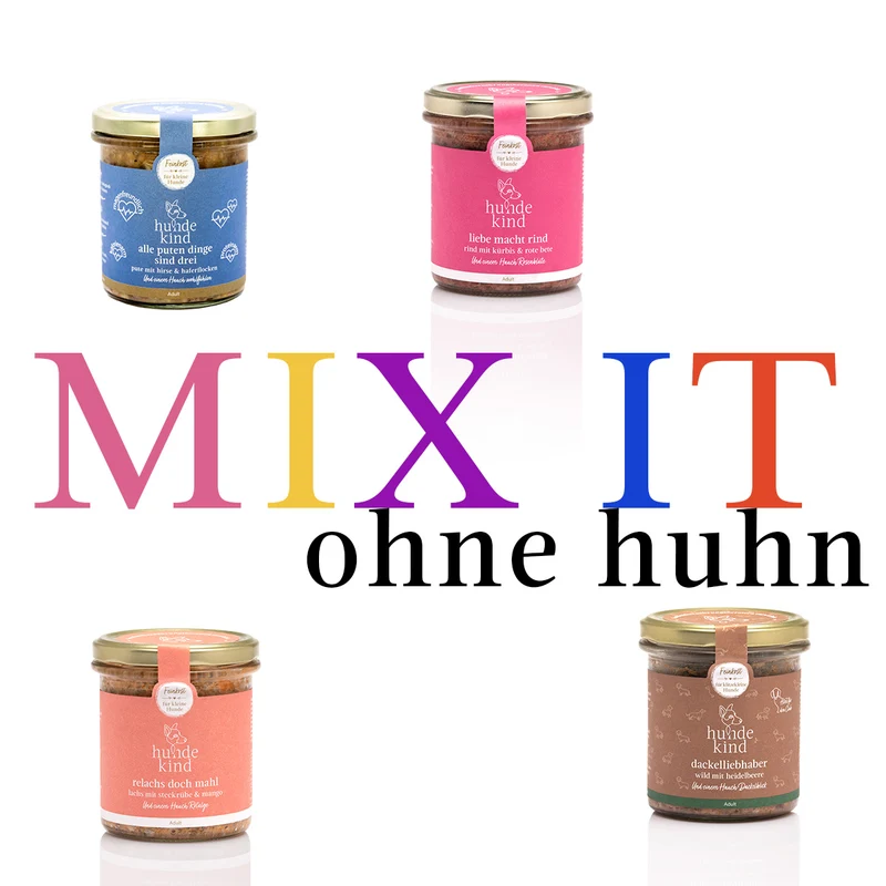 monatsration mix it 24 x 300g NEU ohne huhn ohne lachs