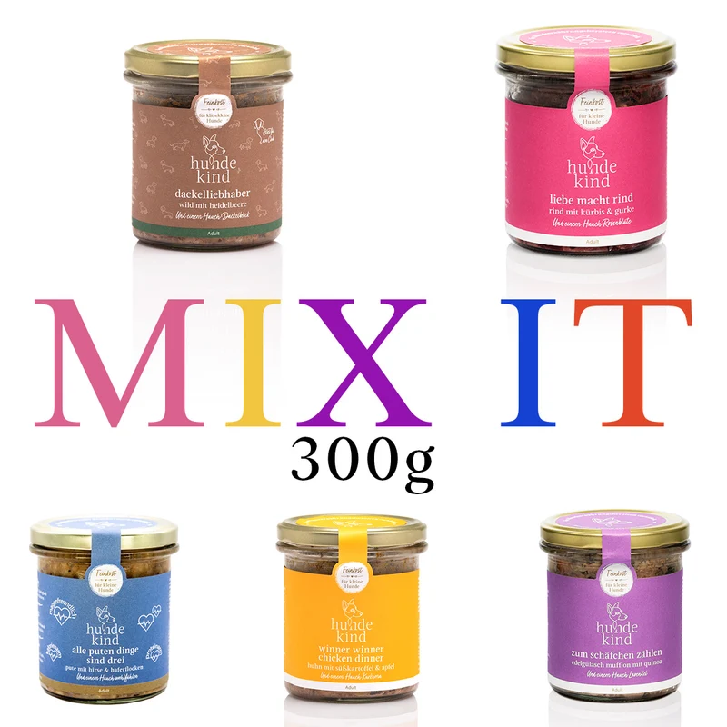 monatsration mix it 24 x 300g NEU ohne Dackelliebhaber