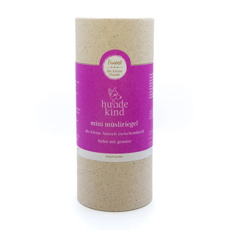 mini müsliriegel - Grasverpackung