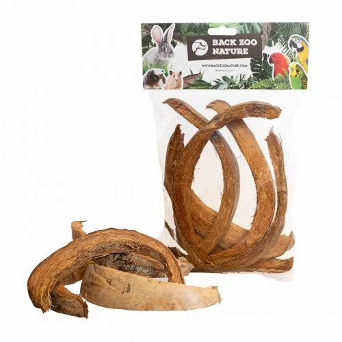 Coconut Husk Slices – Natürliche Kokosstücke für Beschäftigung & Foraging