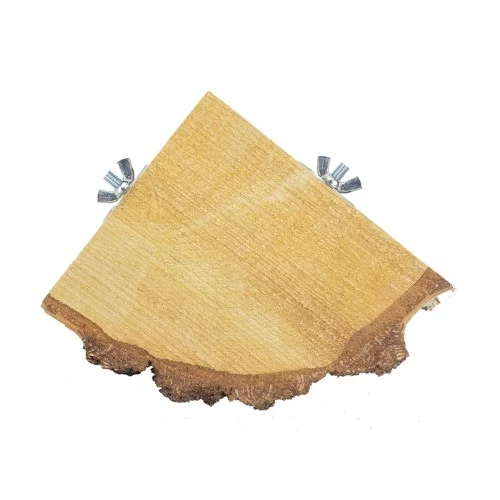 Holzsitzbrett 1/4 für Ecken