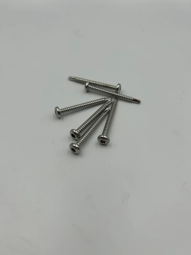 Edelstahl Bohrschrauben 4,8 x 50 mm – Linsenkopf – A2 Rostfrei