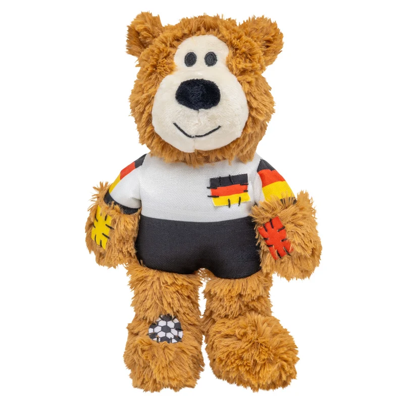 KONG Wild Knots Nation Sport Bear – Plüsch-Hundespielzeug im Fussball-Trikot