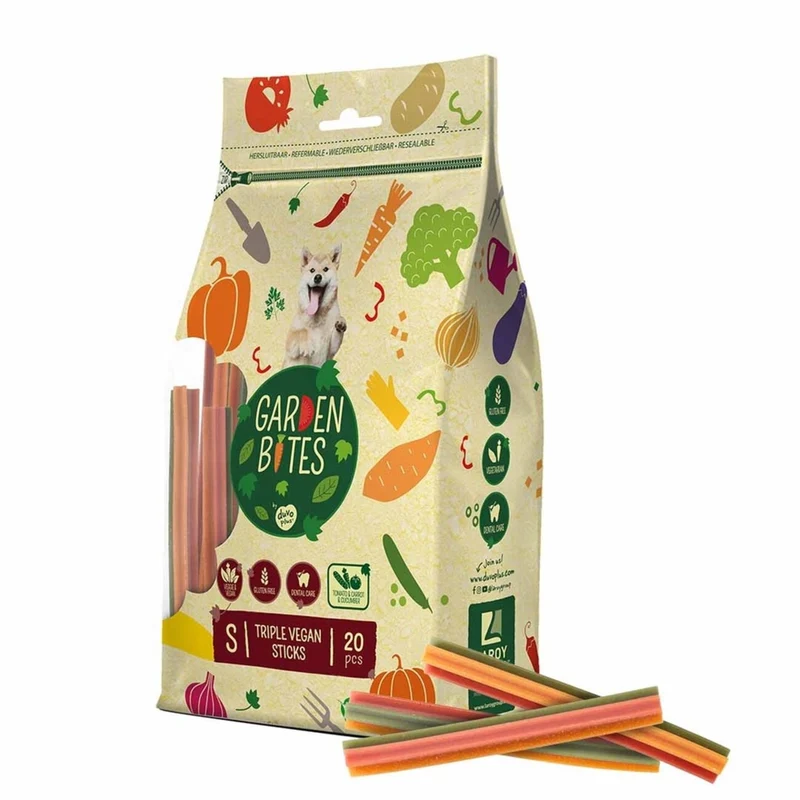 Garden Bites Veggie Sticks - Zahnpflege & Leckerli für Hunde