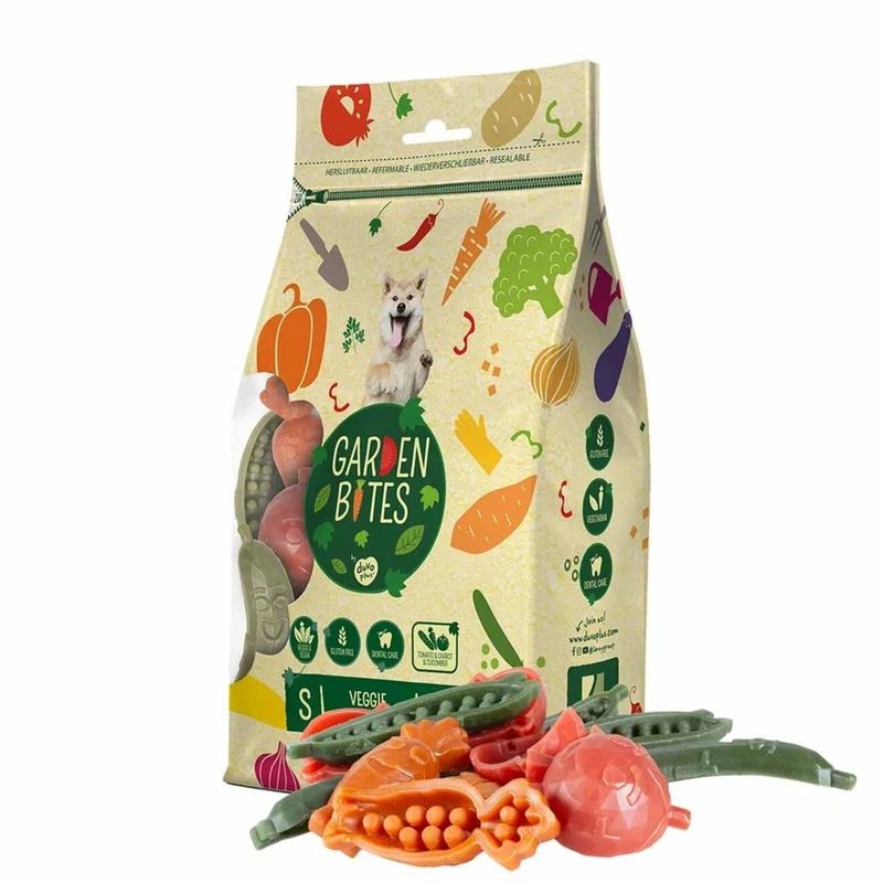 Garden Bites Veggie Buddies - Der vegetarische Hundesnack für gesunde Zähne