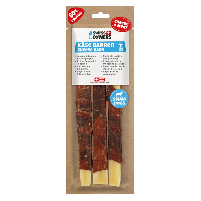 Kaukäse Stangen für Hunde, Käse Barren mit Fleisch