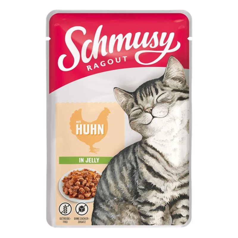 Schmusy Katzenfutter Ragout in Jelly