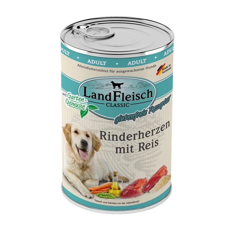 LandFleisch Hundefutter Classic Dosen