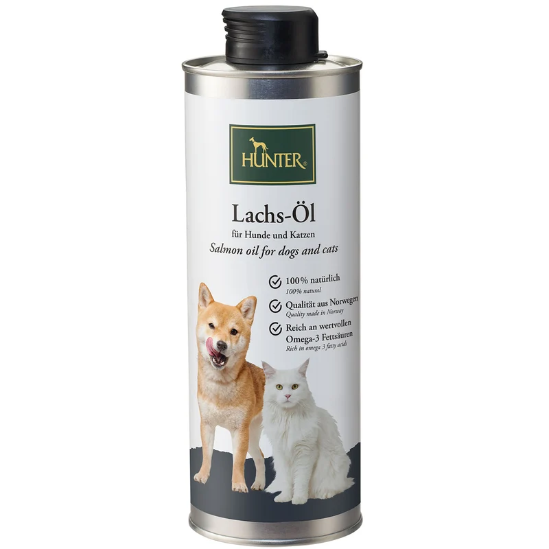 Lachs-Öl für Hunde und Katzen