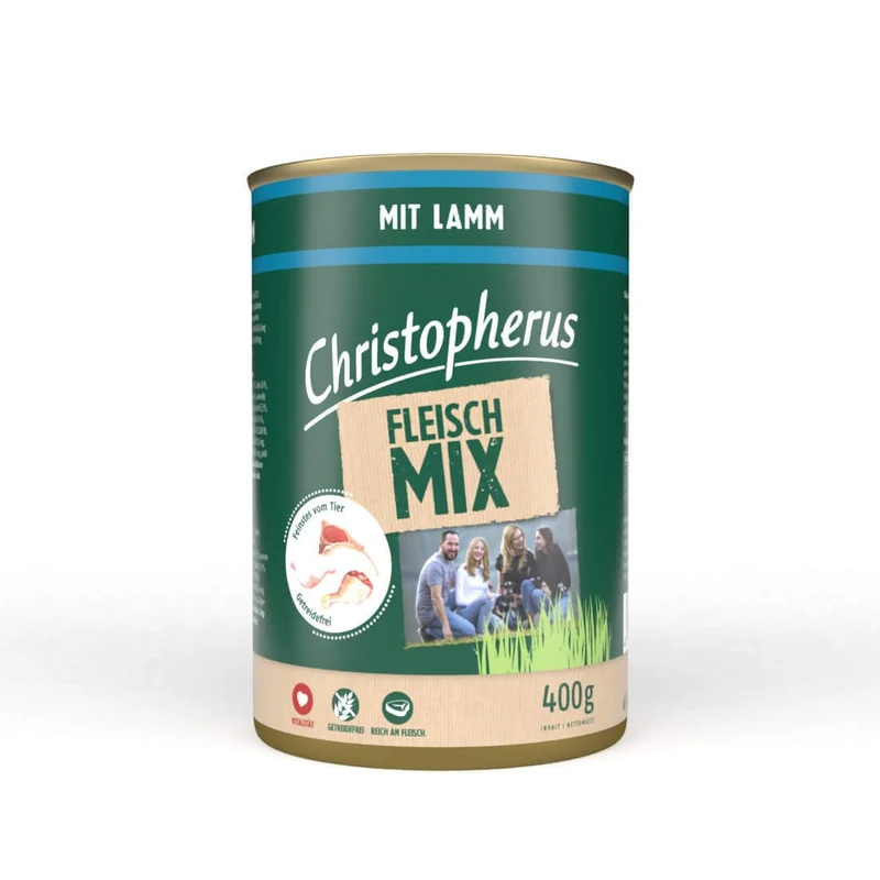 Christopherus Hundefutter Dose Fleischmix