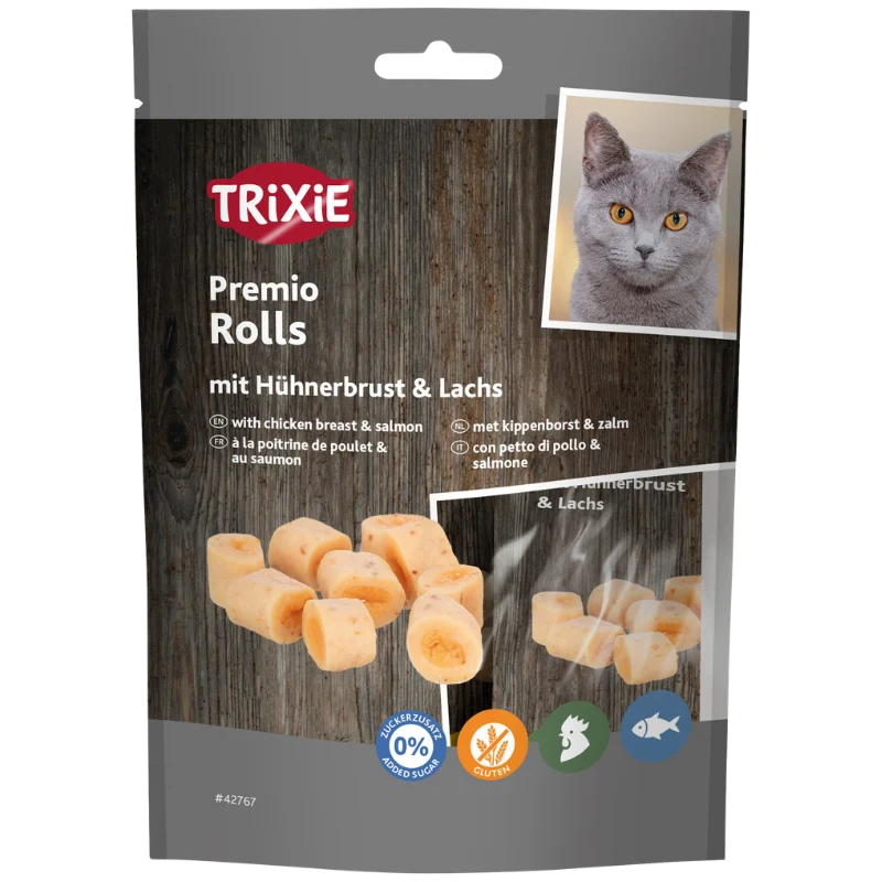 Trixie Premio Rolls mit Hühnerbrust & Lachs 50 g