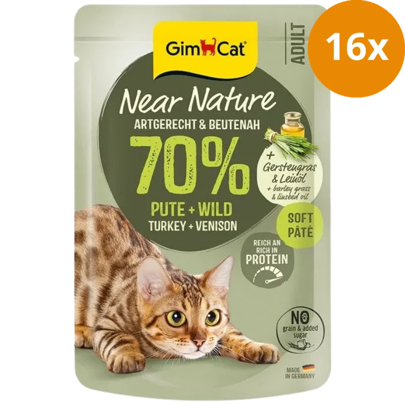 GimCat Near Nature Pute & Wild 85 g