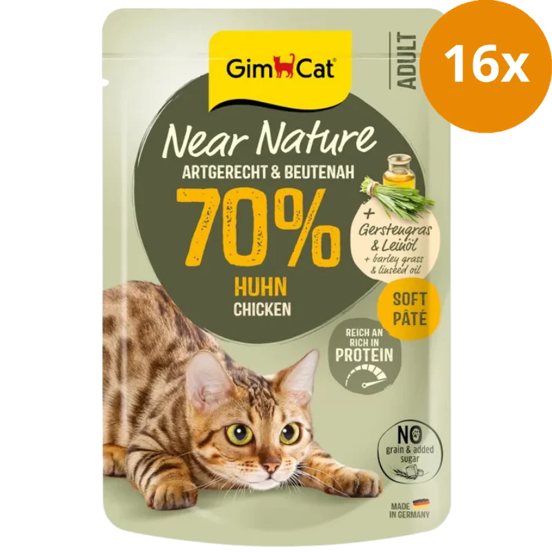 GimCat Near Nature Huhn & Kaninchen 85 g