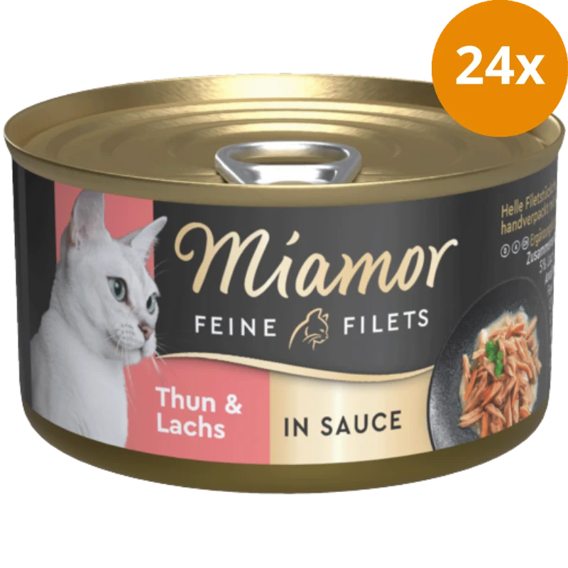 Miamor Feine Filets Thunfisch & Lachs in Sauce 85 g
