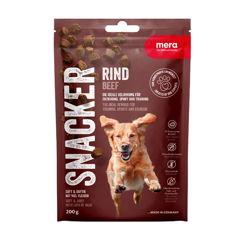 Mera Dog Snacker Hundesnacks: Soft & Getreidefrei – Die perfekte Belohnung für dein Training