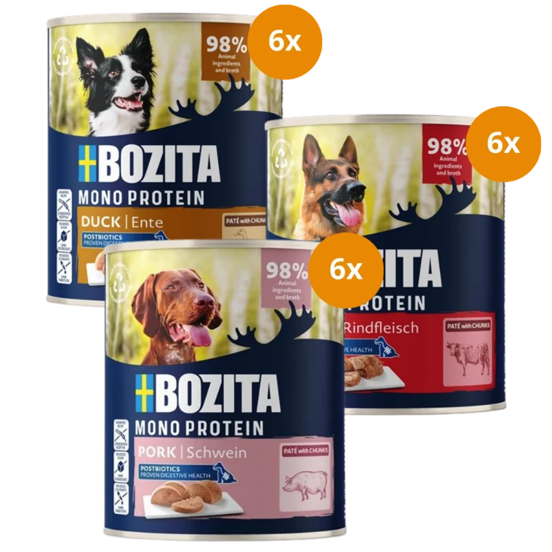 Bozita Dog Paté 800 g - Mix Sparpaket