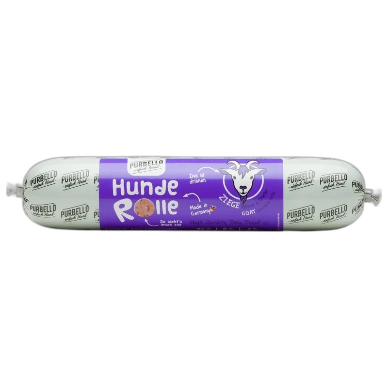 PURBELLO HundeRolle Ziege mit Möhren & Kräutern 400 g
