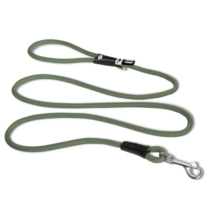 Curli Stretch Comfort Hundeleine – ultraweich, Snap-In Karabiner, Kotbeutelspender, 1,8 m