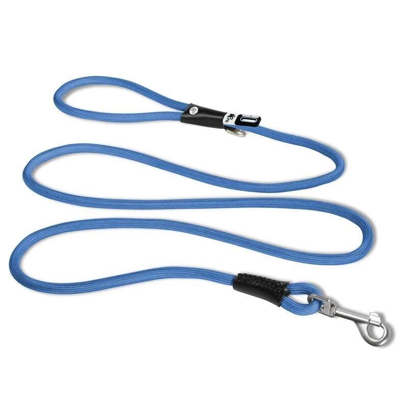 Curli Stretch Comfort Hundeleine – ultraweich, Snap-In Karabiner, Kotbeutelspender, 1,8 m