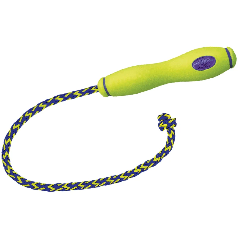 Hundespielzeug KONG® AirDog® Squeaker Fetch Stick mit Tau