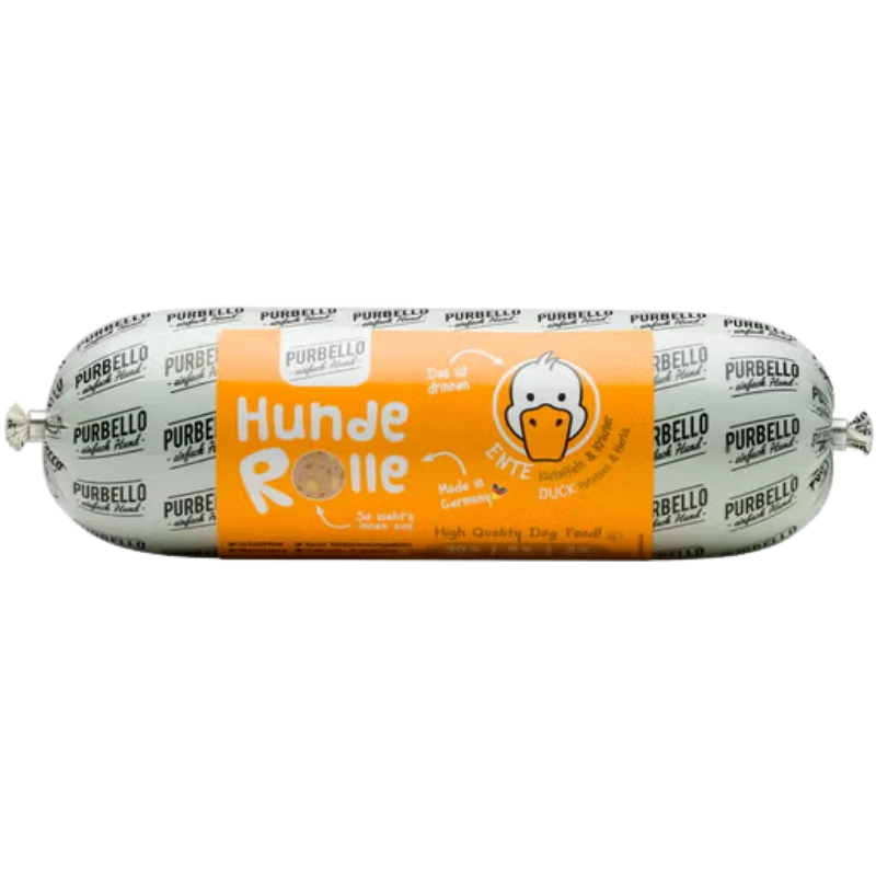 PURBELLO HundeRolle Ente mit Kartoffeln & Kräutern 800 g