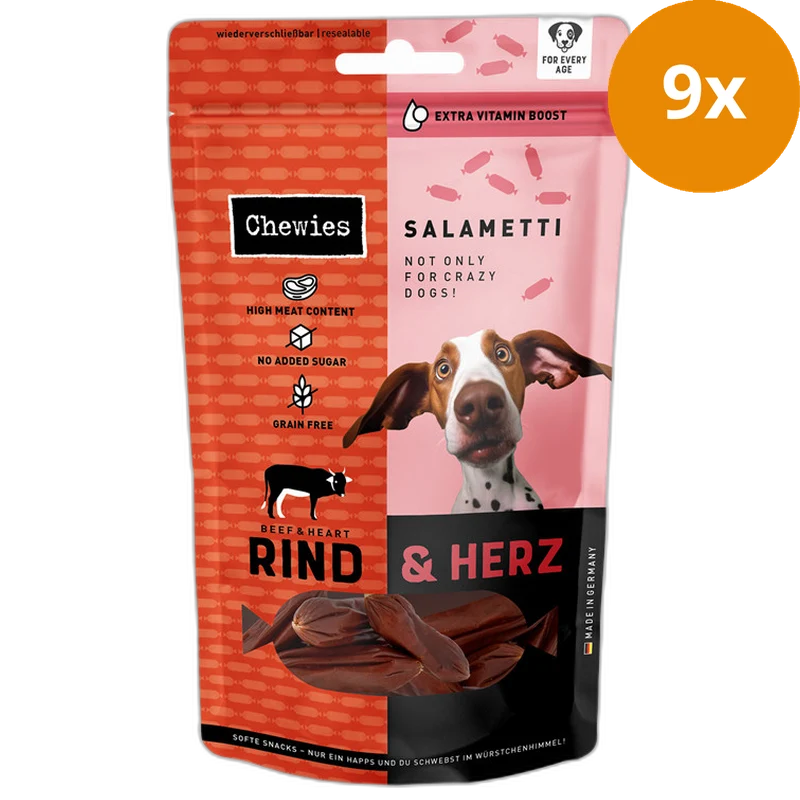 Chewies SALAMETTI Rind mit Herz 60 g
