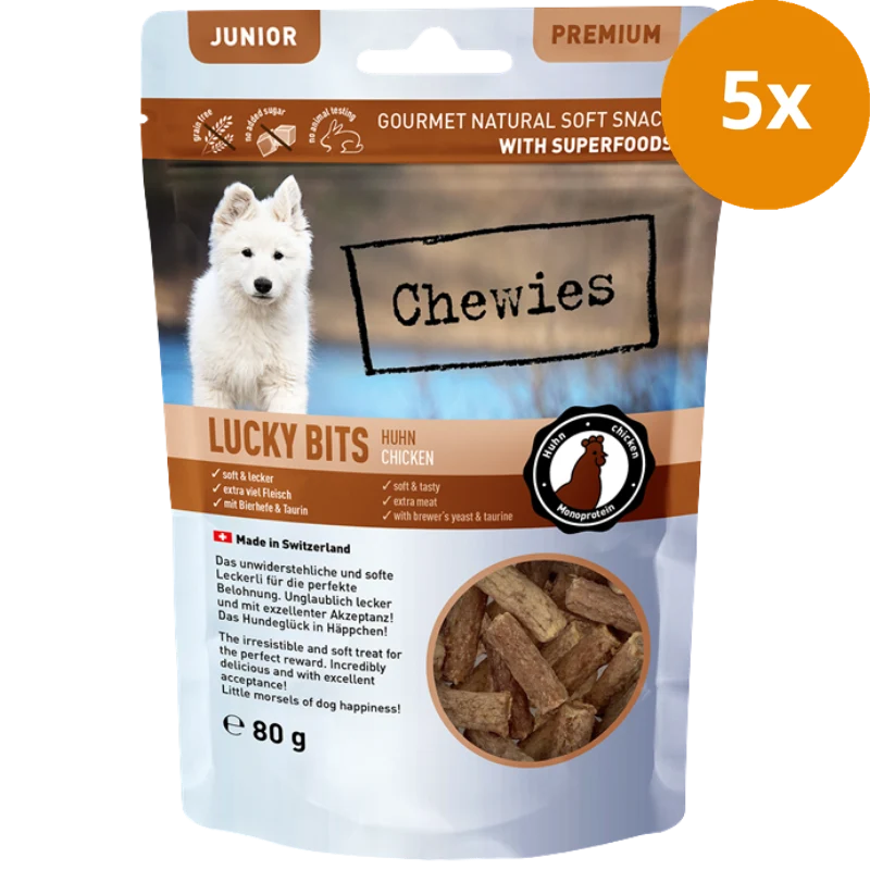 Chewies Lucky Bits Huhn Junior 80 g