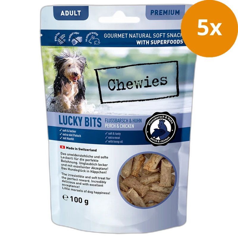 Chewies Lucky Bits Flussbarsch & Huhn Adult 100 g