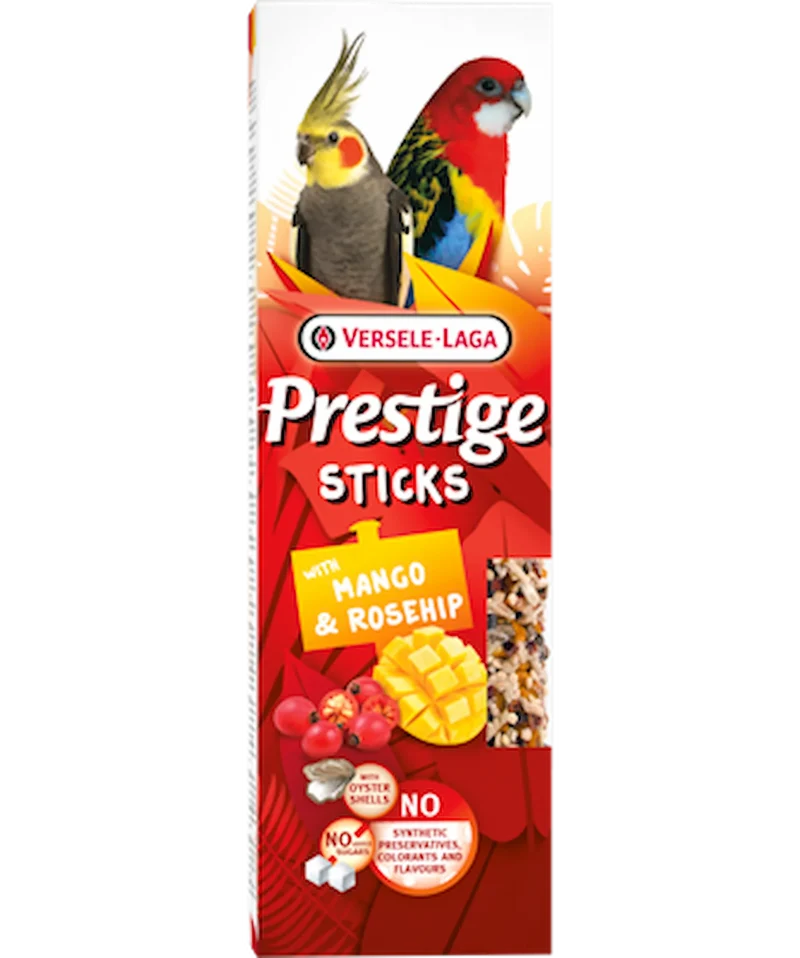Sticks für Großsittiche mit Mango&Hagebutte von Versele-Laga