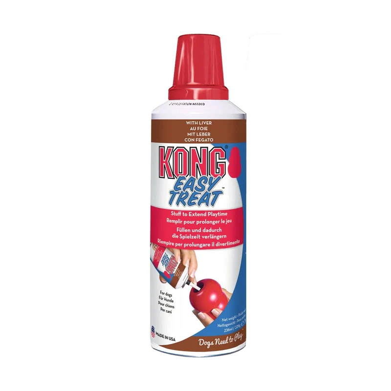 KONG Easy Treat – Hundesnack-Paste für KONG Spielzeuge | Leber & Käse