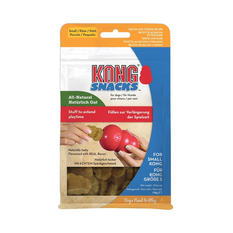 KONG Snacks – Hundekekse für KONG Classic | Hühnerleber, Speck & Käse, Erdnussbutter