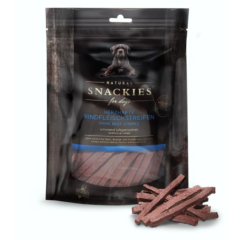 Snackies Herzhafte Rindfleisch Snacks – Getreidefreie Belohnung für deinen Hund