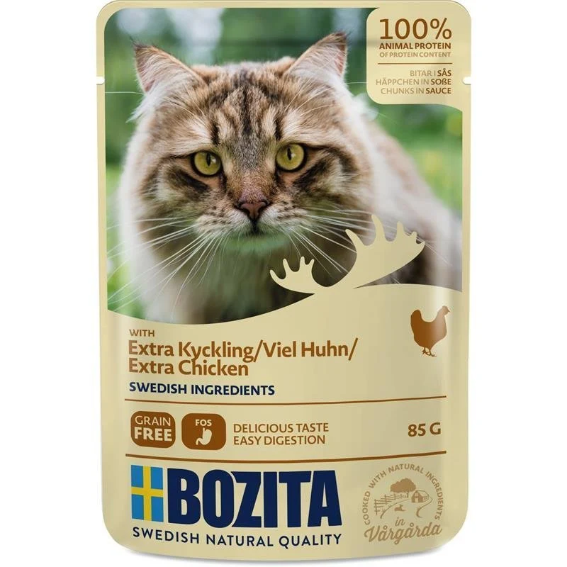 Bozita Pouch Katzenfutter Häppchen in Soße