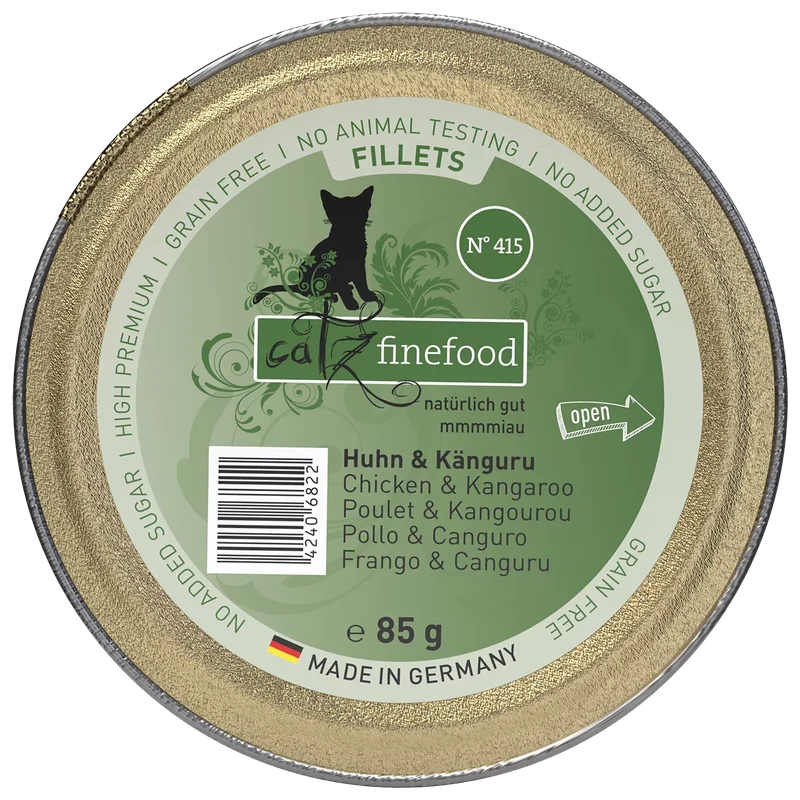 catz finefood Schale Fillets No. 415 Huhn & Känguru 85 g
