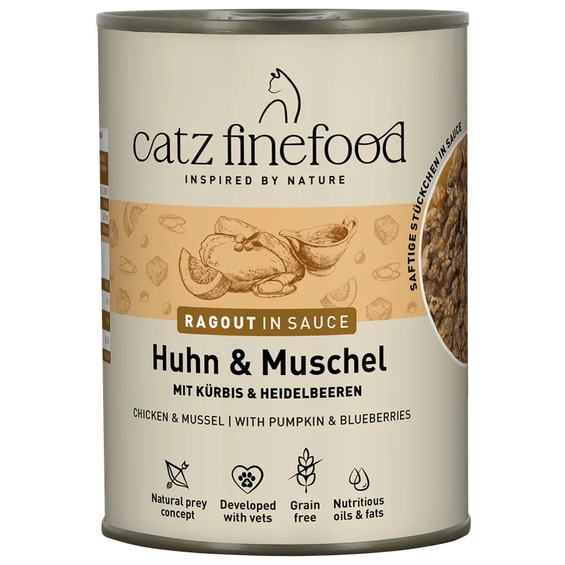 catz finefood Ragout No. 613 Huhn & Muschel 380 g